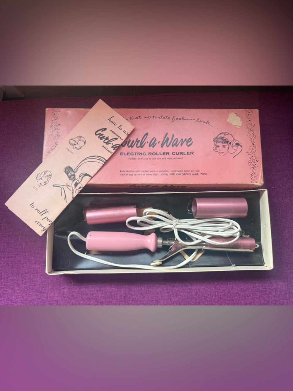 Northern Curl a Wave Electric Roller Curler - Pink